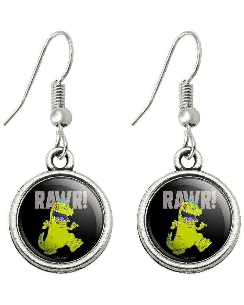 Rugrats Reptar Rawr! Novelty Dangling Drop Charm Earrings $10.07 Earrings