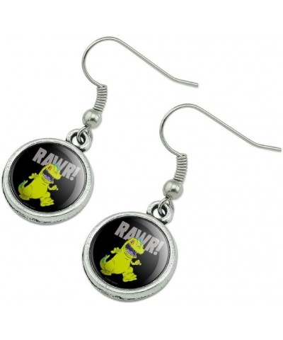 Rugrats Reptar Rawr! Novelty Dangling Drop Charm Earrings $10.07 Earrings