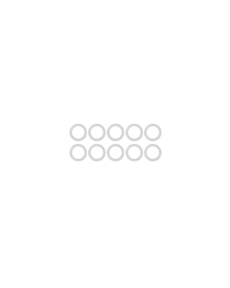 Pack of 10 Clear Silicone O-Rings (7mm (0.28")) 11mm (0.43") $7.40 Body Jewelry