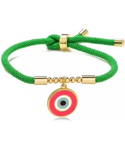 Evil Eye Handmade Knots Woven Bracelet Adjustable Protection Good Luck Thread String Rope for Women Men Girls Boys Turkish Ba...