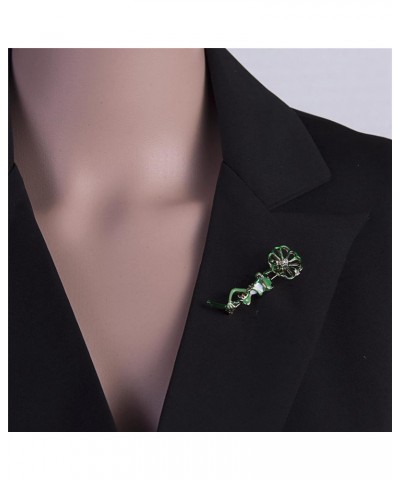 Cute Frog Lotus Leaf Rhinestone Brooch Diy Women Girls Animal Enamel Lapel Pins Badge Corsage(Green),one size $9.11 Brooches ...