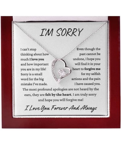 Im Sorry Gifts For Her, Apology Gifts For Her, To My Soulmate Necklace For Women, Funny Gifts For Girlfriend, Personalized Ch...