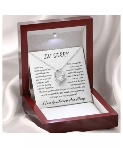 Im Sorry Gifts For Her, Apology Gifts For Her, To My Soulmate Necklace For Women, Funny Gifts For Girlfriend, Personalized Ch...