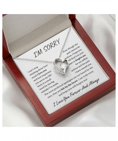 Im Sorry Gifts For Her, Apology Gifts For Her, To My Soulmate Necklace For Women, Funny Gifts For Girlfriend, Personalized Ch...