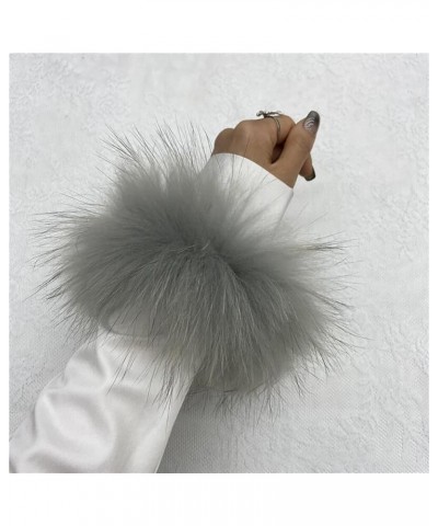 Women's Feather Slap Bracelet Snap Cuff Bracelets Fluffy Feather Cuffs Sleeves Wrist Decoration Cuff Sleeves Slap Type 20 $9....