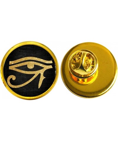 Ancient Egyptian Eye Symbol Pin Glass Brooch Women Dress Accessories，Student Gift, Egyptian Brooch, Protection Pin，PU139 (Gol...