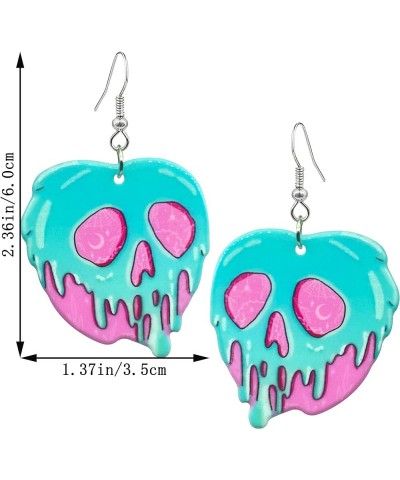 Gothic Halloween Skeleton Dangle Earrings Horror Animal Bones Drop Earrings For Women Girls style-1 $5.50 Earrings