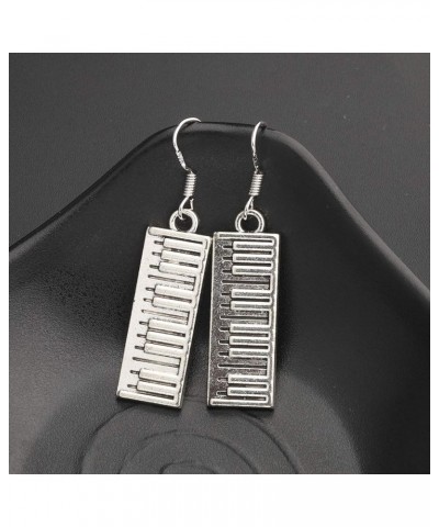 Piano Keyboard Pendant Keychain Piano Zipper Pull Music Jewelry Gift for Pianist/Piano Teacher/Music Lovers Earrings $9.12 Pe...