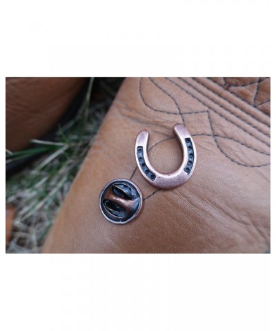 Horseshoe Copper Lapel Pin $11.50 Brooches & Pins