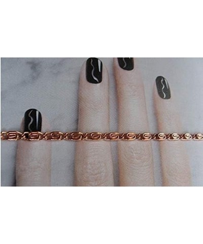 Solid Copper Bracelet CB620G - 1/8 of an inch wide - Available in 6/12 to 9 inch lengths 7 1/2 inches $16.98 Bracelets