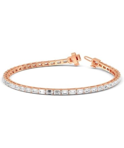 1-20 Carat (ctw) White Gold Emerald Cut LAB GROWN Diamond Bracelets (Color E-F Clarity VS2-SI1) Rose Gold 2.5 carats $1.00 Br...