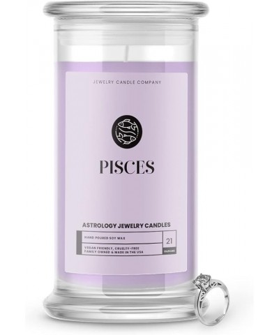 21oz Huge Pisces Jewelry Candles - Viral TikTok Astrology Gifts | Unique Surprise Candles | Award Winning Scents | All Natura...