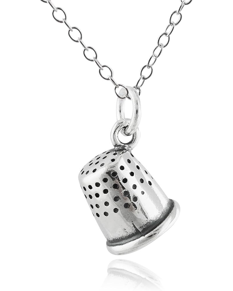 Unique Hobby Charm Pendant Necklaces 3D THIMBLE $10.80 Necklaces