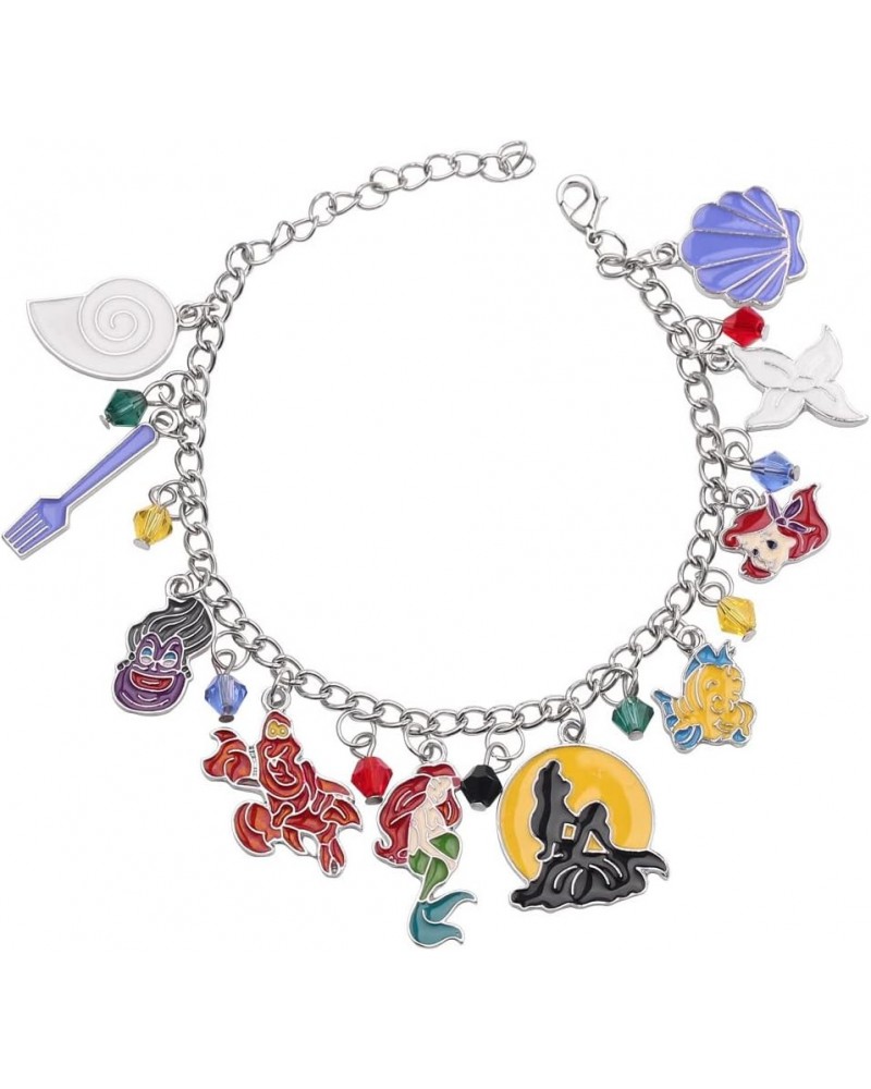 Movies Charm Bracelet - Bracelets Merchandise Jewelry Gifts for Women Mermaid Bracelet $9.03 Bracelets