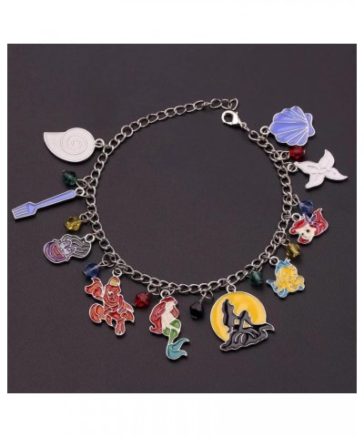 Movies Charm Bracelet - Bracelets Merchandise Jewelry Gifts for Women Mermaid Bracelet $9.03 Bracelets