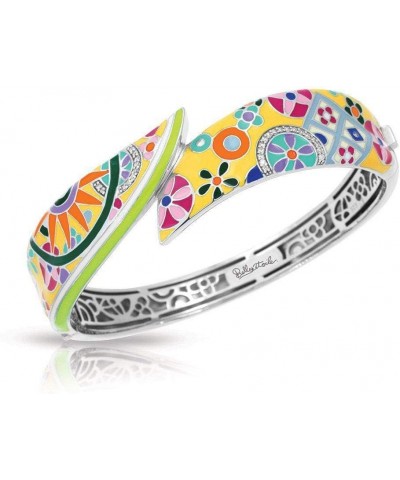 Pashmina Bangle White Yellow 7.0 Inches $198.00 Bracelets