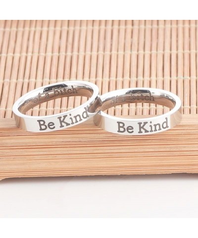 Be Kind Ring,Be Kind of a Bitch Ring for Women Jewelry Gift for Sisters & Best Friends Be Kind... of a Bich Mantra Ring Inspi...