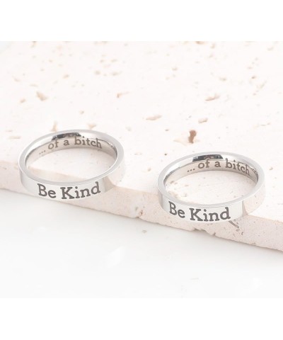 Be Kind Ring,Be Kind of a Bitch Ring for Women Jewelry Gift for Sisters & Best Friends Be Kind... of a Bich Mantra Ring Inspi...