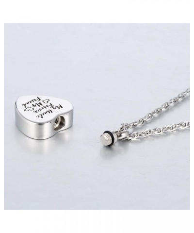 Forever My Friend Urn Necklace for Ashes Cremation Jewelry Fillable Necklace Stainless Steel Memorial Necklace Uncle $9.87 Ne...