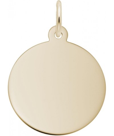 Disc - 35 Series Charm Pendant Available in Gold or Sterling Silver Yellow Gold 10K $99.00 Pendants