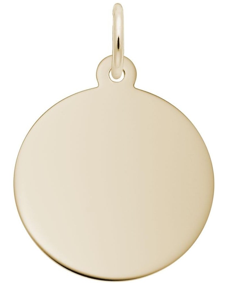 Disc - 35 Series Charm Pendant Available in Gold or Sterling Silver Yellow Gold 10K $99.00 Pendants