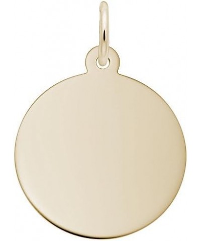 Disc - 35 Series Charm Pendant Available in Gold or Sterling Silver Yellow Gold 10K $99.00 Pendants